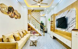 Nhà bán Phạm Văn Chiêu Phường An Hội Tây 2 lầu 1 sân thượng – Thiết kế hiện đại, nội thất sang trọng, giá 5.86 tỷ