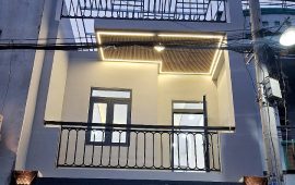 Nhà full nội thất 2 lầu hẻm Khu Đường Số, Phường Thông Tây Hội, diện tích 3m x 8m, 3 phòng ngủ, sân thượng